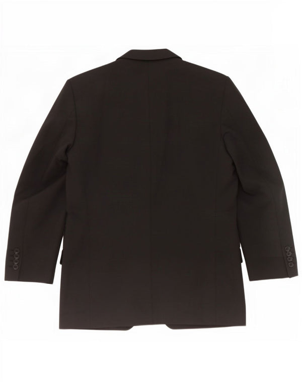 Marks & Spencer Mens St. Michael 3 Button Blazer Jacket UK 40 Medium Black