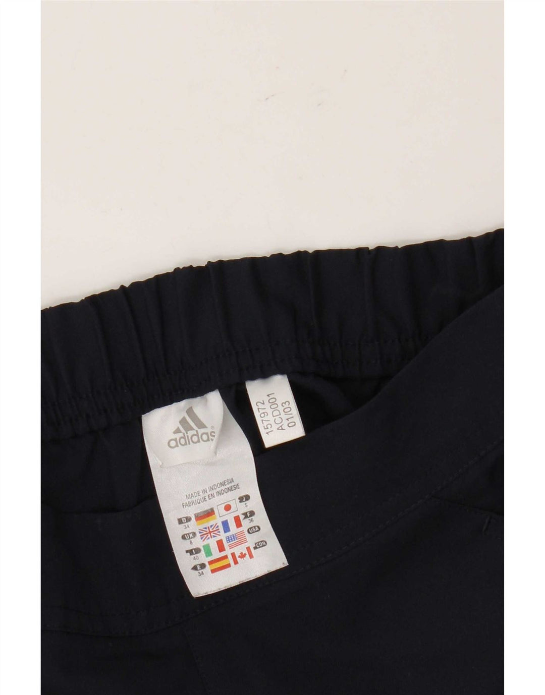 Adidas Dame Sports Shorts UK 8 Small Navy Blue Polyester