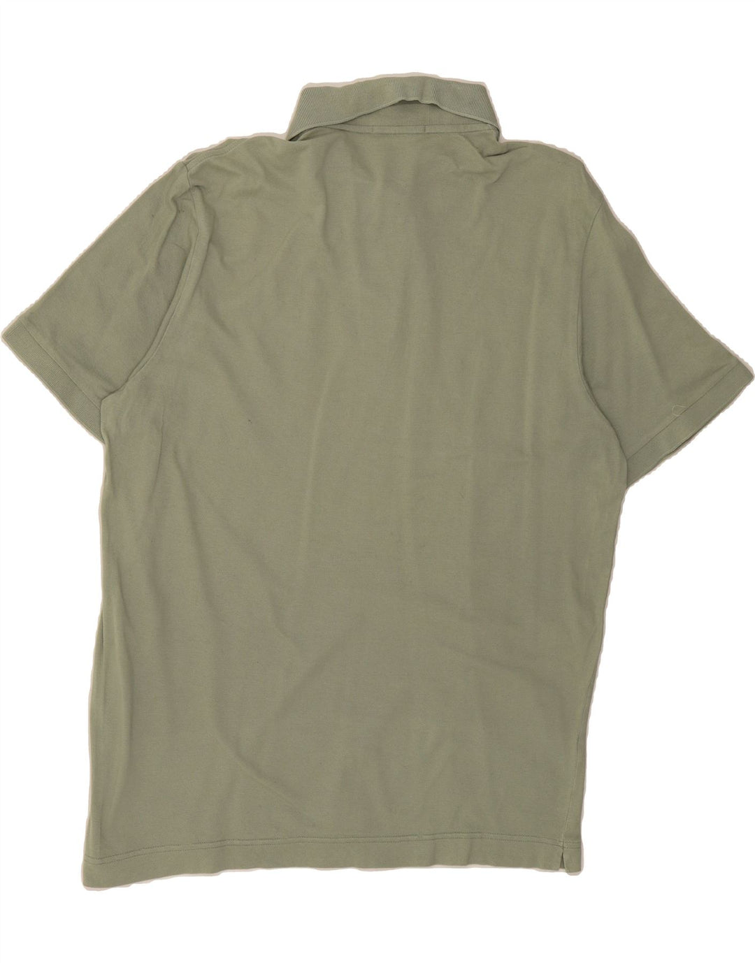 SERGIO TACCHINI Mens Milano Polo Shirt Size 50 Medium Green Cotton Vintage Sergio Tacchini and Second-Hand Sergio Tacchini from Messina Hembry 