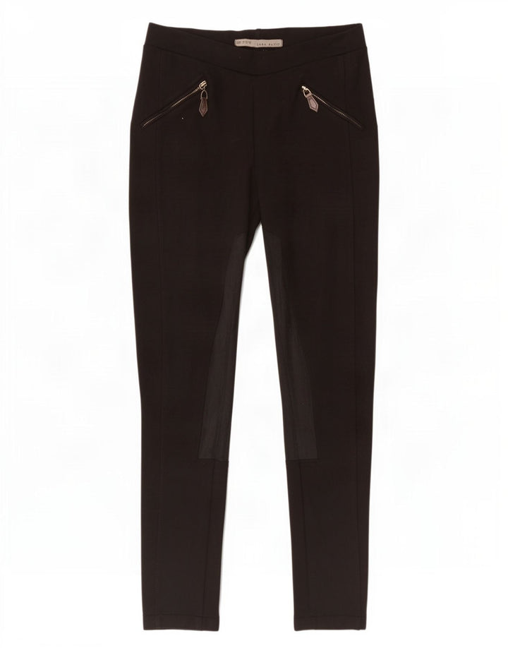 Zara Dame Leggings UK 12 Medium Sort