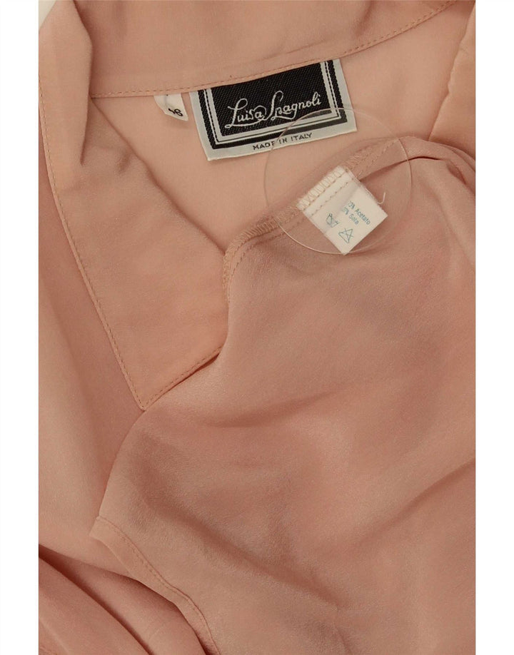 Luisa Spagnoli Dame Skjorte Bluse IT 46 Large Pink Acetate