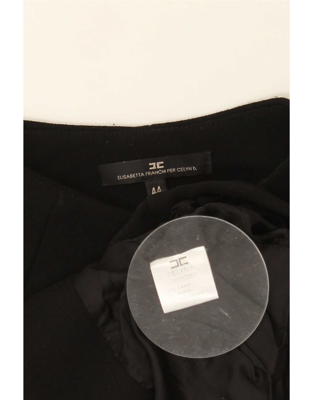 Elisabetta Franchi Bolerojakke til kvinder IT 44 Medium Sort Uld