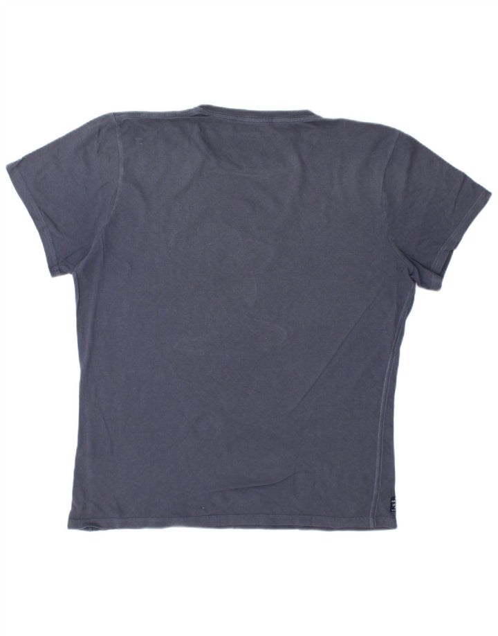 PEPE Jeans Herre Regular Fit Grafisk T-shirt Top Medium Navy Blue