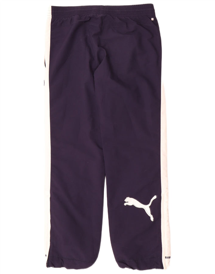 Puma Herre træningsdragt Bukser Joggers Medium Navy Blue Colourblock Sports
