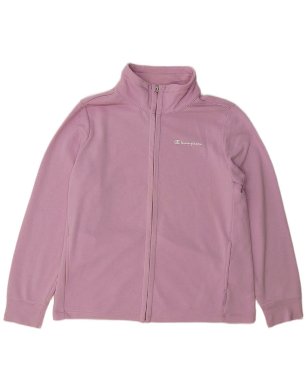 Champion Womens træningsdragt Topjakke UK 18 XL Pink Bomuld