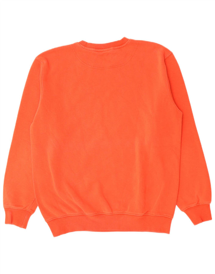 PUMA grafisk sweatshirt til mænd, lille orange bomuld