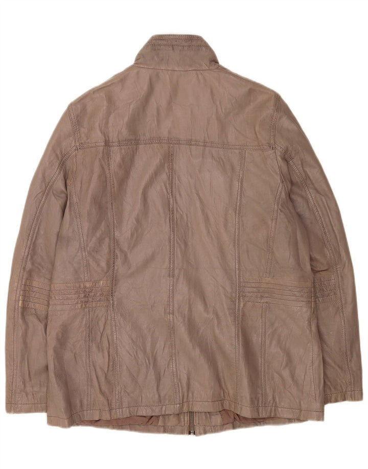 Vintage herre læderjakke UK 38 Medium Grey Læder