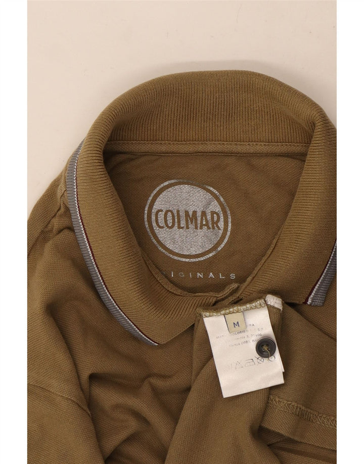 Colmar Herre grafisk poloshirt Medium Khaki Bomuld