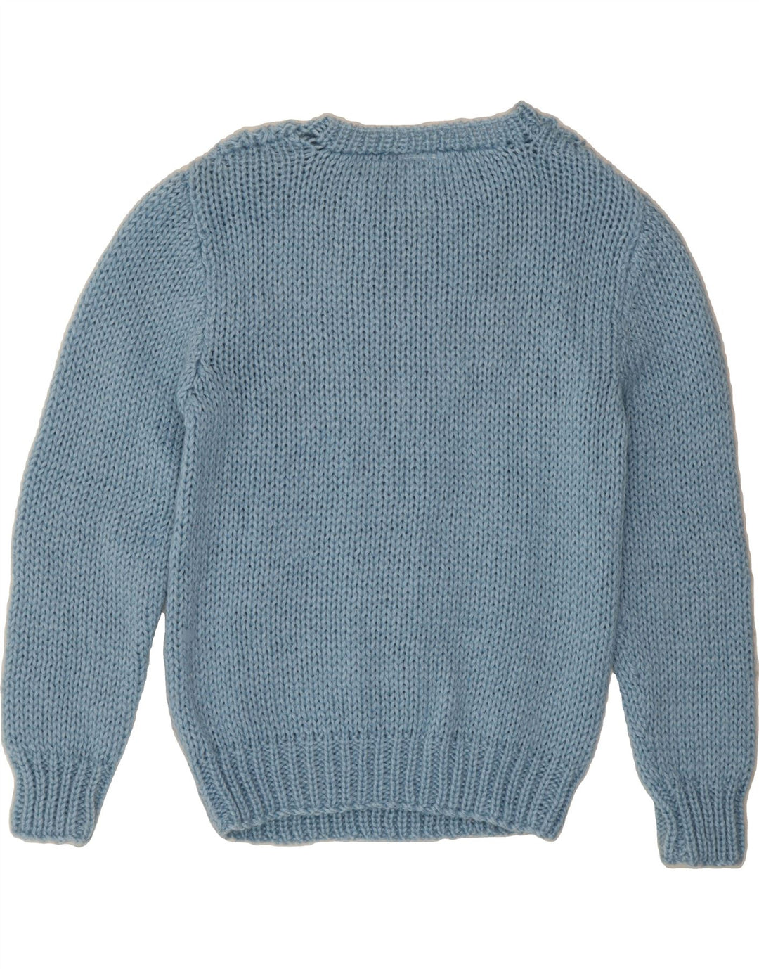 VINTAGE Womens Boat Neck Jumper Sweater IT 46/48 Large Blue Polyacrylic Vintage Vintage and Second-Hand Vintage from Messina Hembry 