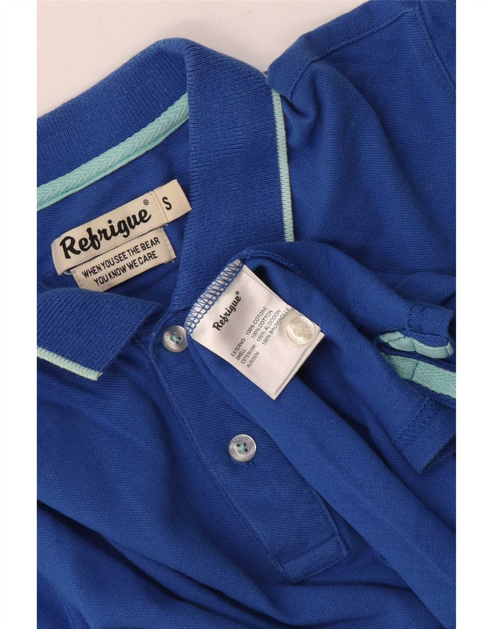 Refrigue herre poloshirt lille blå bomuld