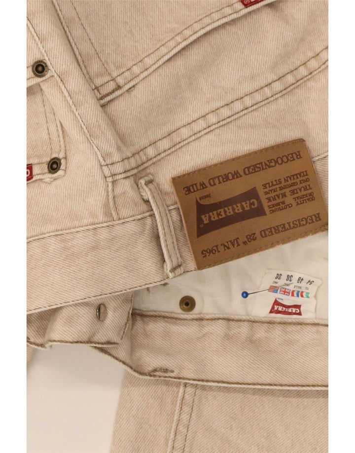 Carrera Straight Jeans til mænd W38 L32 Beige Bomuld