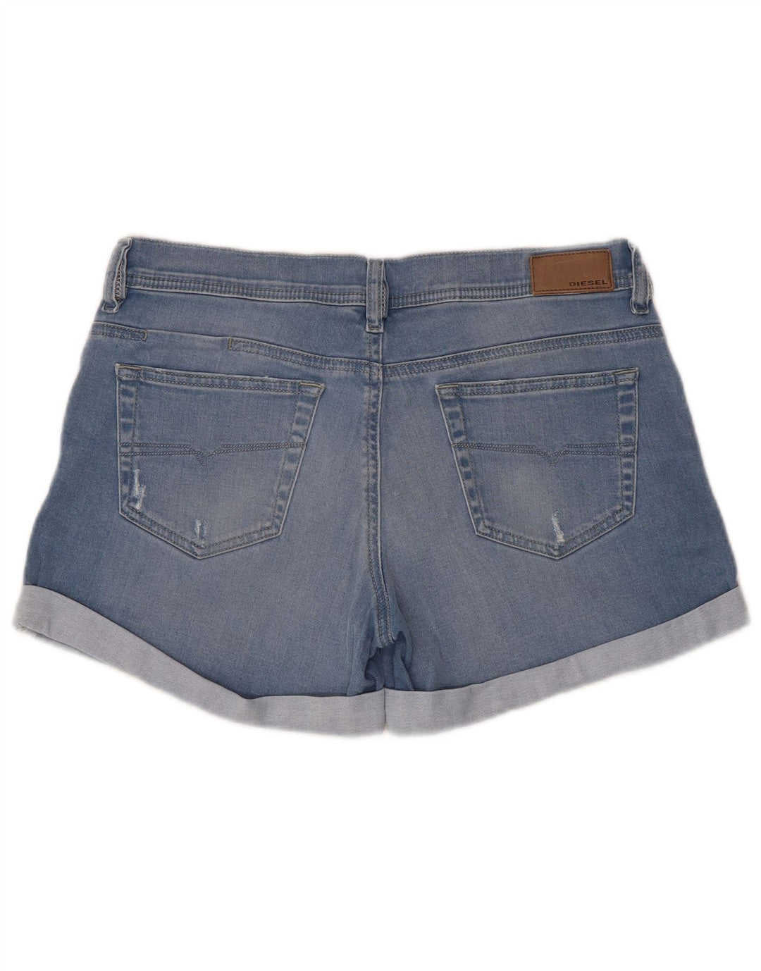 Diesel denimshorts til kvinder W28 Mellemblå bomuld