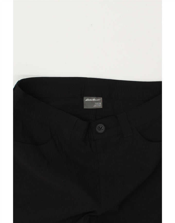 EDDIE BAUER Womens Straight Capri Cargo Trousers US 6 Medium W29 L20 Black Vintage Eddie Bauer and Second-Hand Eddie Bauer from Messina Hembry 