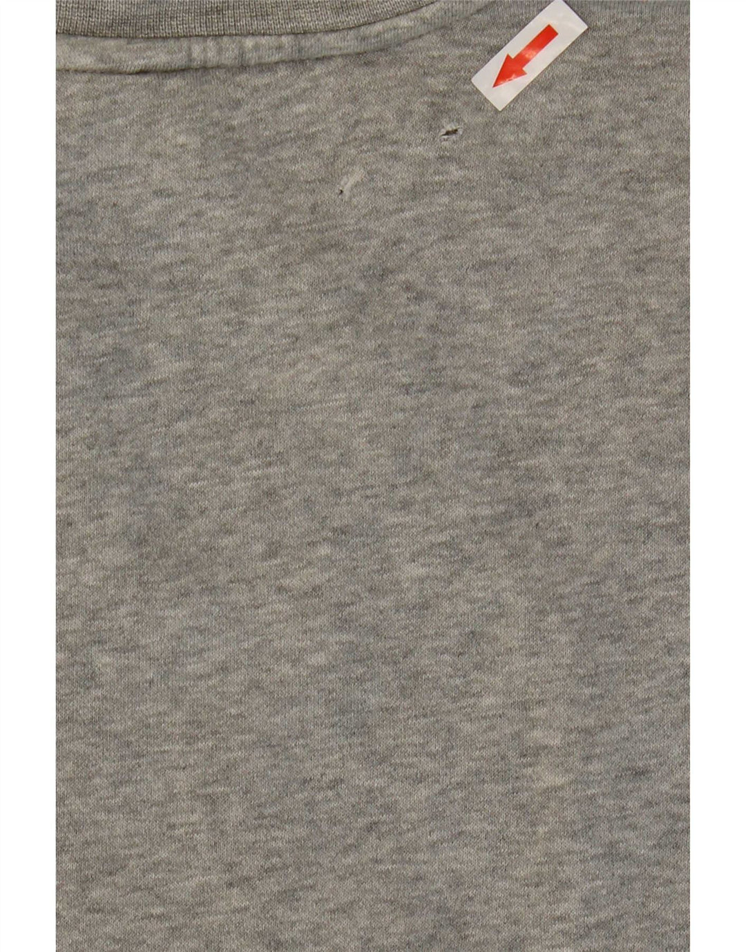 Nike grafisk sweatshirt til mænd, stor grå flækket bomuld
