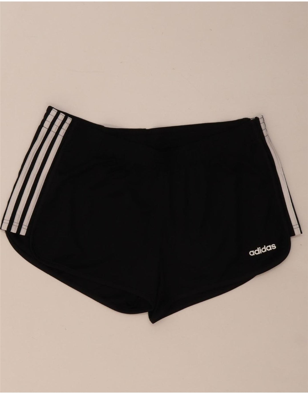 ADIDAS sportsshorts til kvinder UK 16/18 Large Black Polyester