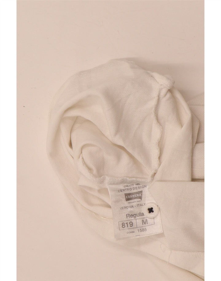 Carrera Herre Regular Fit Polo Shirt Medium White Bomuld