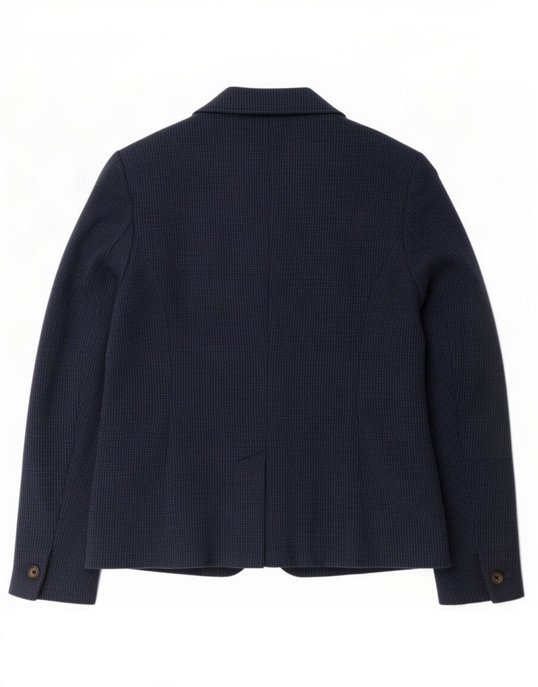Joules Dame 2 Button Blazer Jacket UK 14 Large Navy Blue Houndstooth