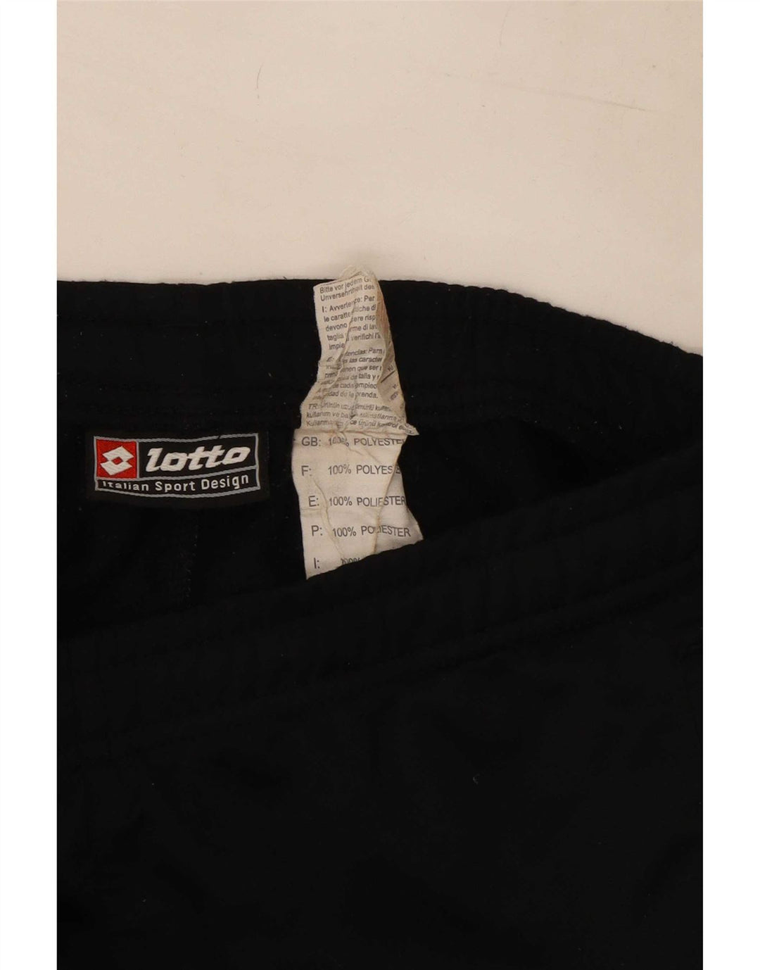 Lotto Herre grafisk træningsdragt Bukser Medium Sort Colourblock Polyester