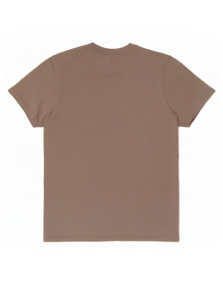 Adidas Herre grafisk T-shirt Top Stor brun polyester