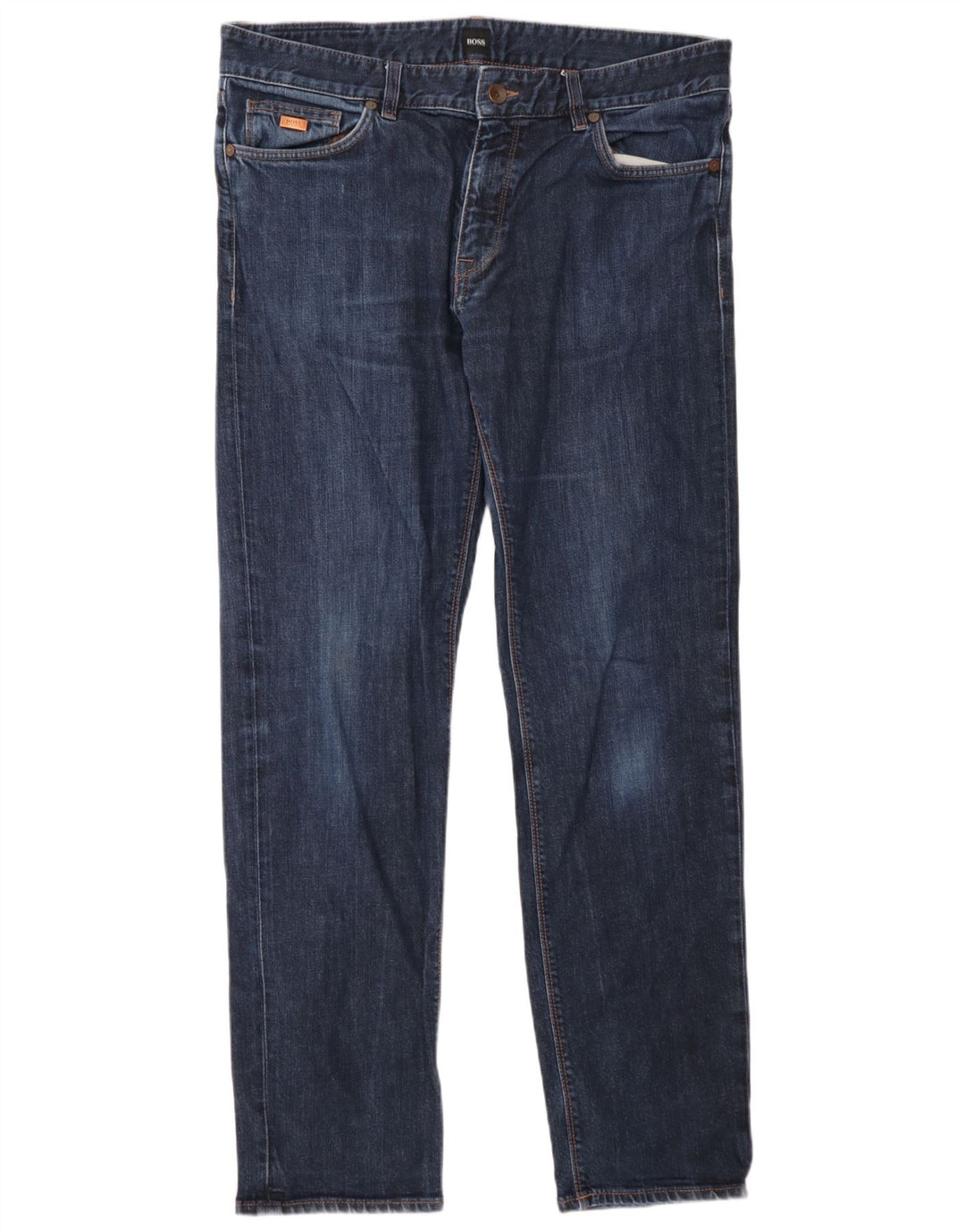 Hugo Boss Herre Slim Jeans W34 L32 Blå Bomuld