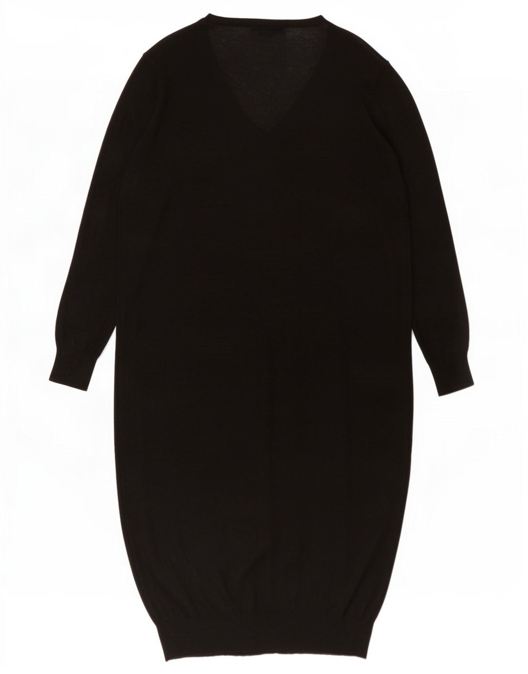 Zara Womens Oversized Jumper Dress UK 10 Small Black