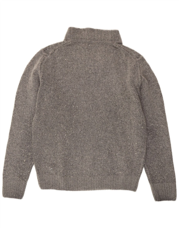 ZARA Herre V-hals sweater Stor grå uld
