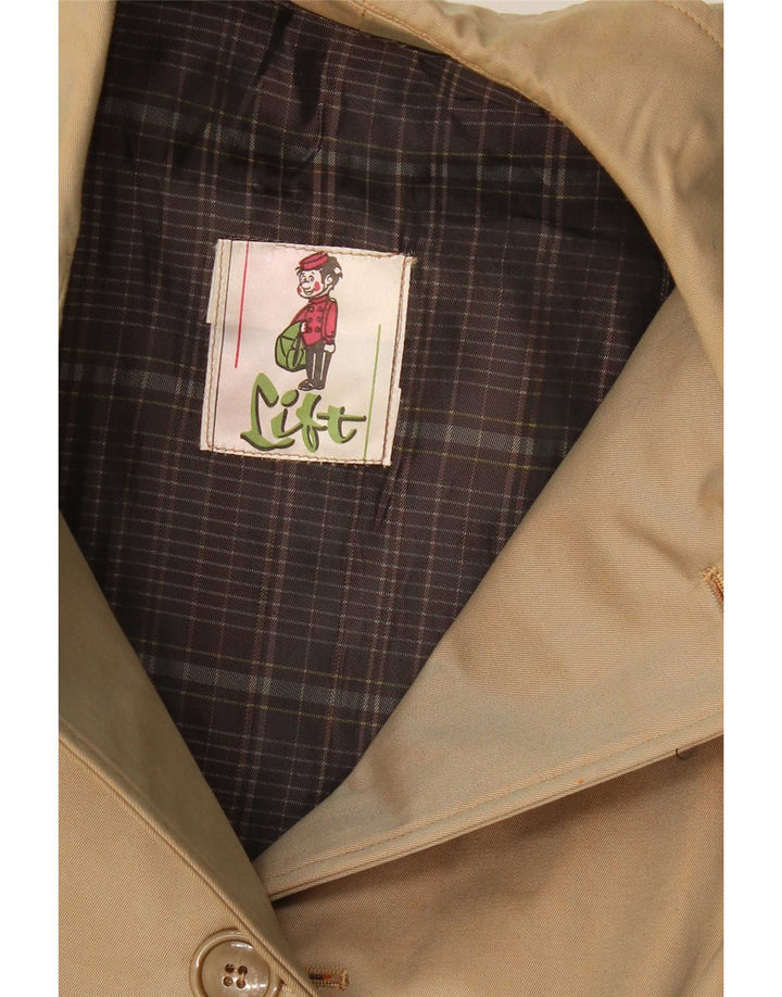 Vintage Trench Coat til kvinder UK 12 Medium Beige