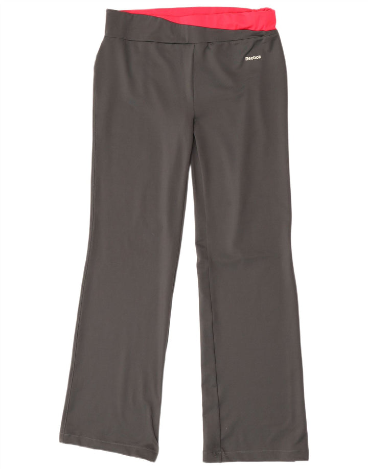Reebok Træningsdragtsbukser til kvinder UK 14 Large Grå Polyester