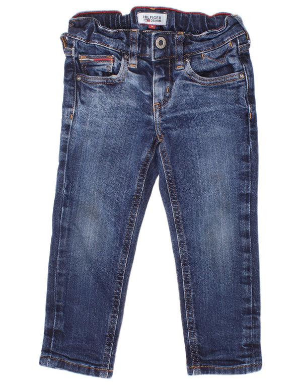 Tommy Hilfiger Boys Slim Jeans 2-3 År W20 L15 Blå Bomuld