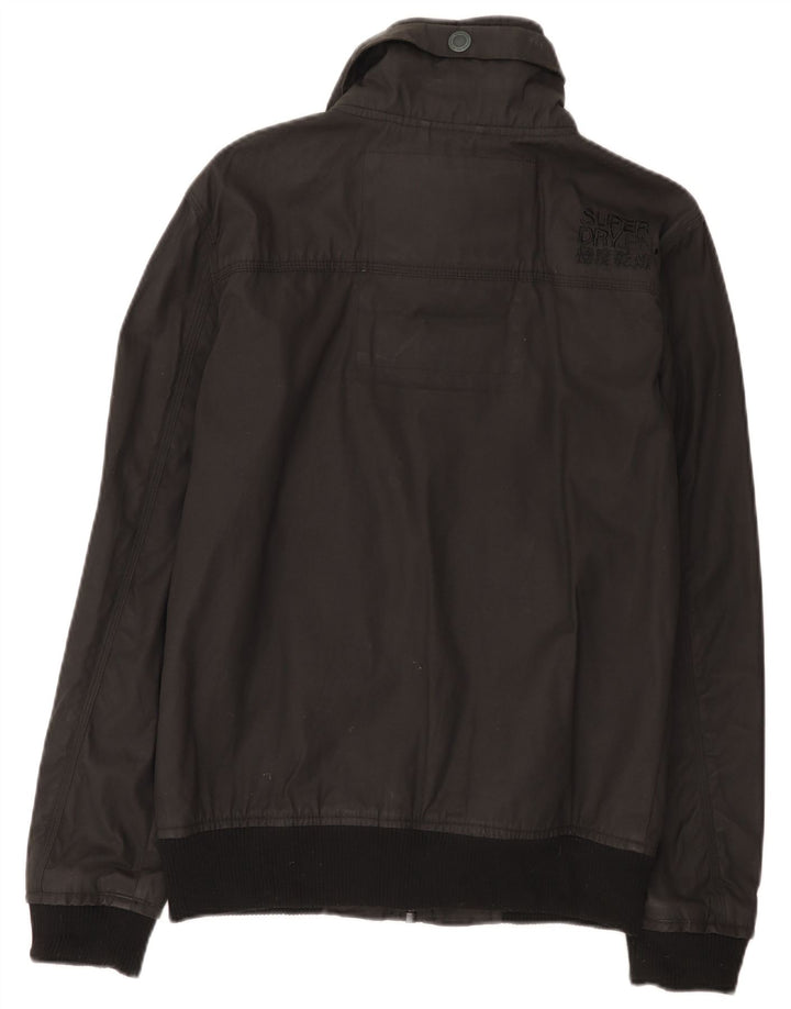 Superdry Bomber Jacket UK 38 Medium Sort Bomuld