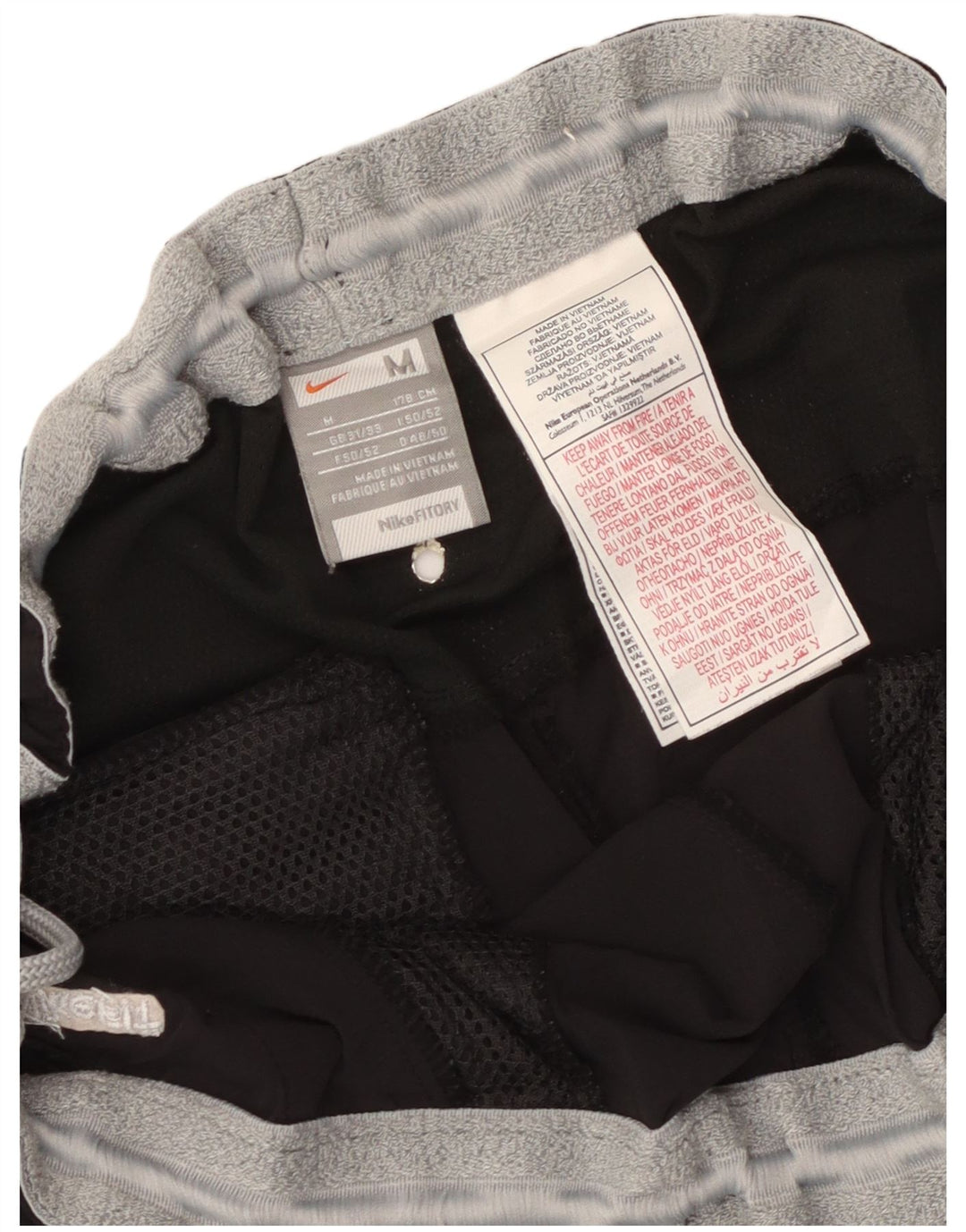 Nike Herre Sportshorts Medium Sort Nylon Sports