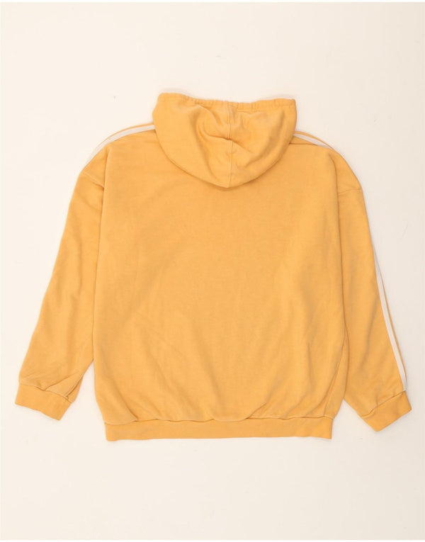 Adidas Dame Hættetrøje UK 16 Stor Gul Bomuld