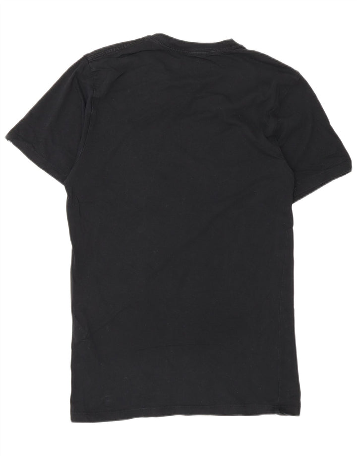 VANS Herre Custom Fit grafisk T-shirt top lille sort bomuld