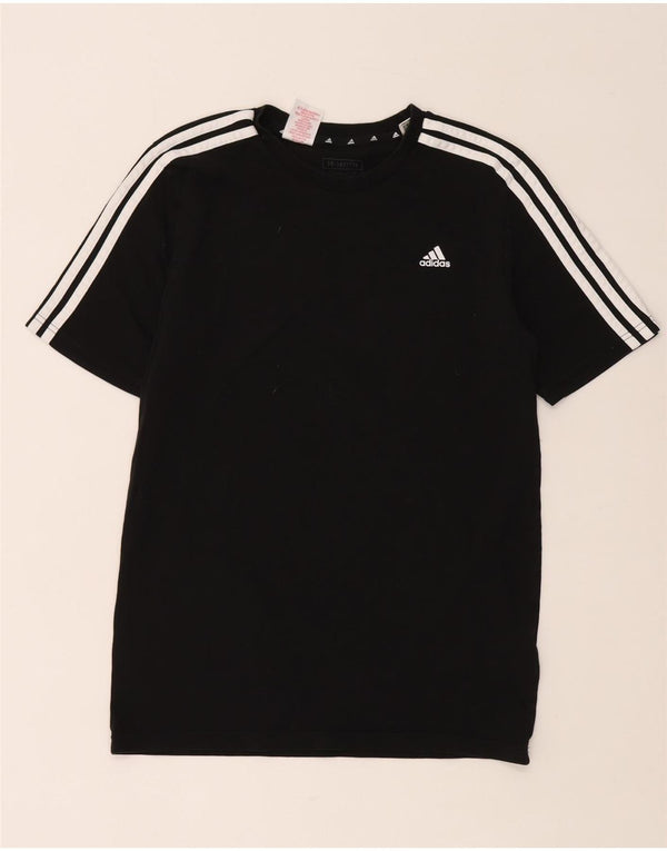 ADIDAS T-shirt til drenge 15-16 år Sort bomuld