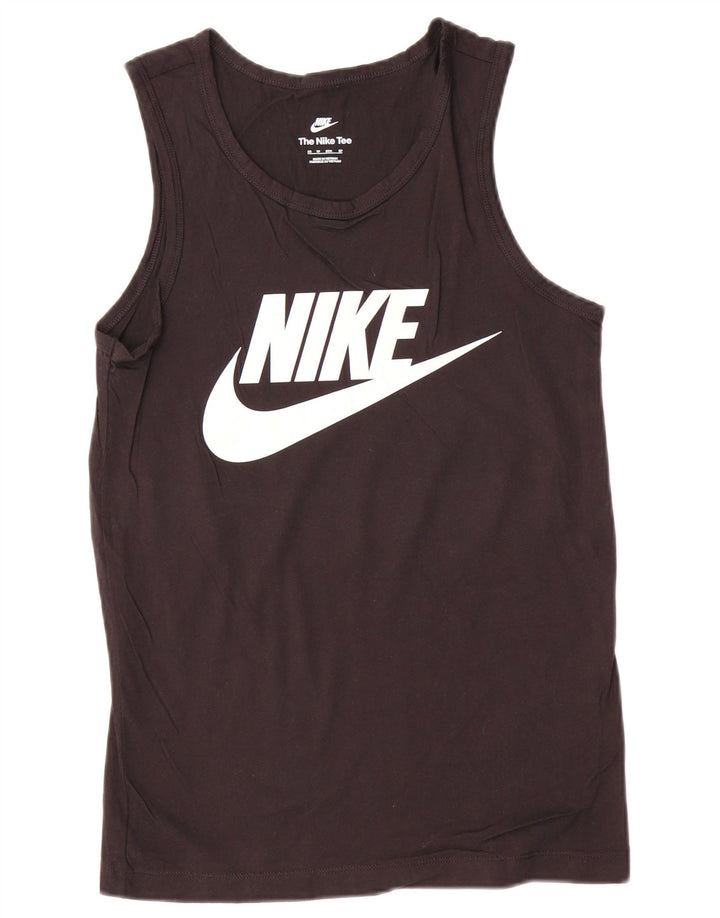 Nike Herre grafisk vest Top XS Sort bomuld