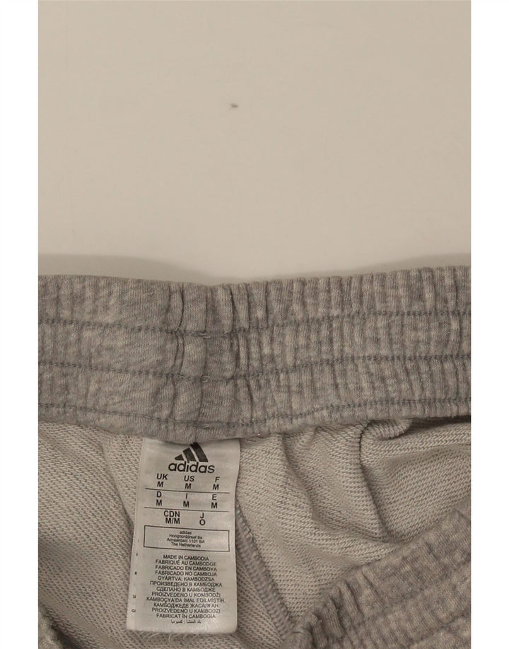 Adidas Sportshorts til mænd, mellemgrå flækket bomuld