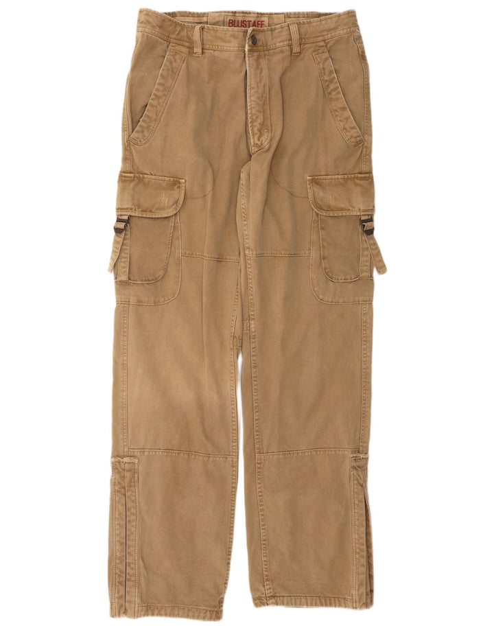 Blustaff Straight Cargo Bukser IT 52 XL W38 L34 Beige Bomuld