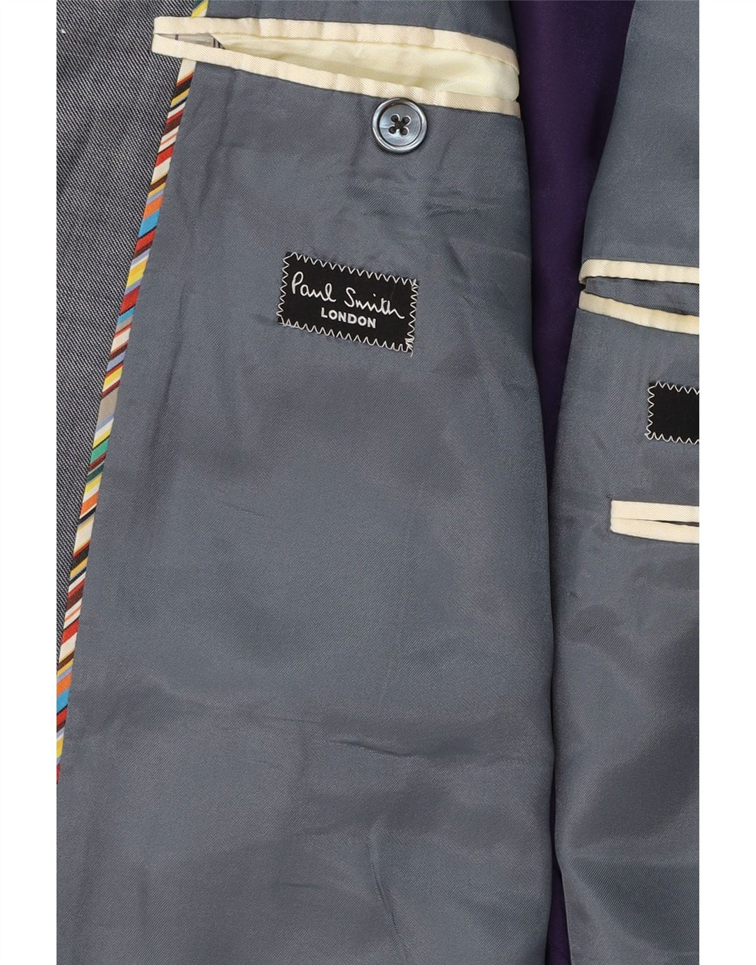 Paul Smith Herre 1-knap blazerjakke UK 38 Medium Grå