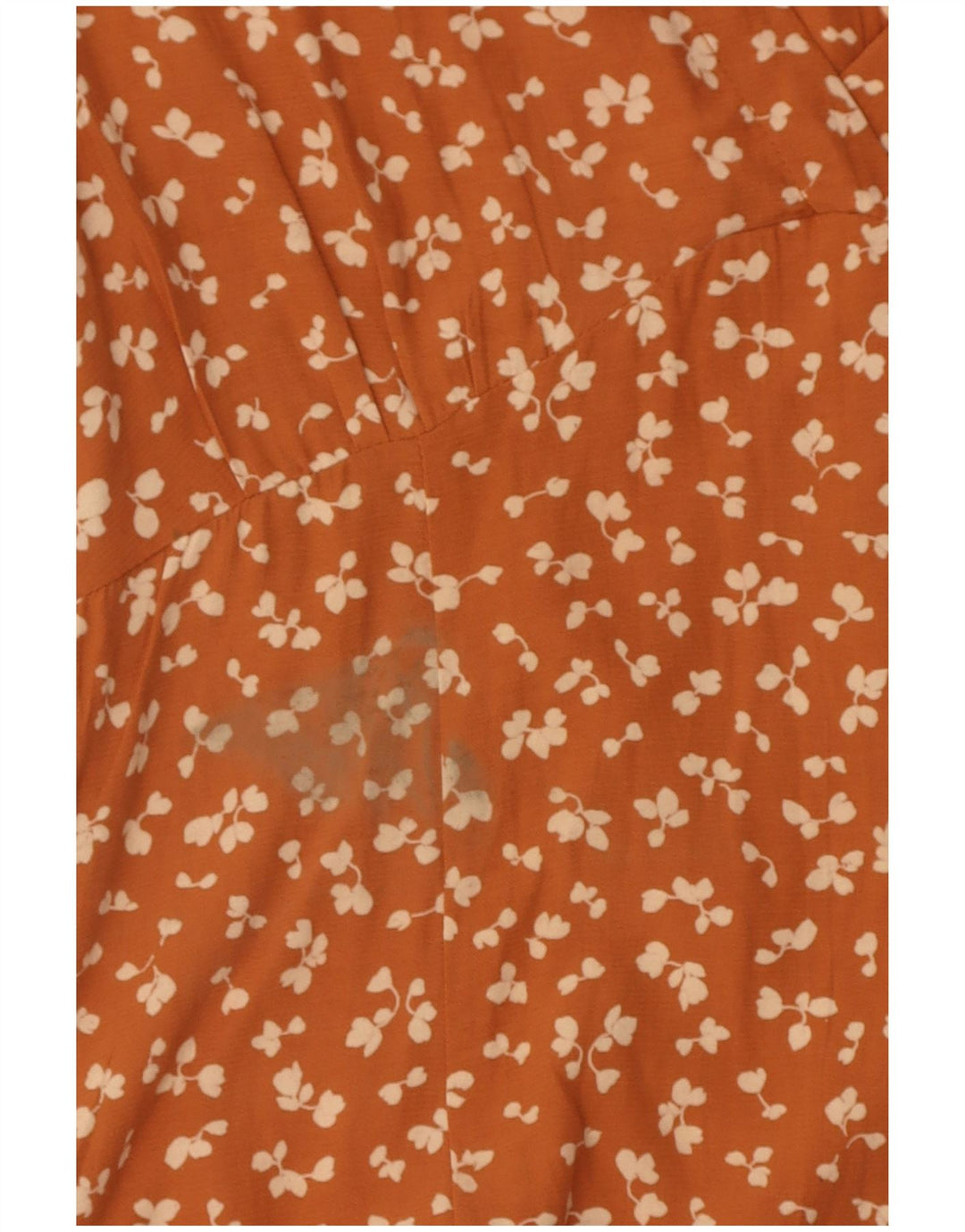 French Connection Dame Sundress UK 12 Medium Orange Floral Viscose
