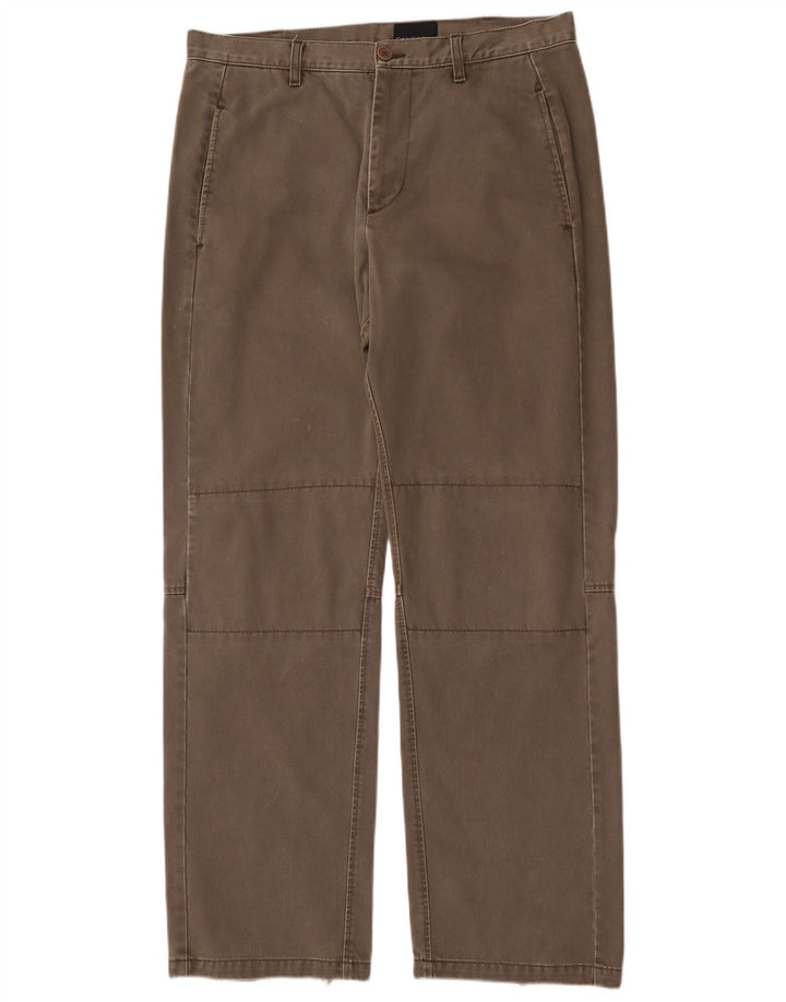 Calvin Klein Lige Chinobukser til mænd W34 L33 Grå