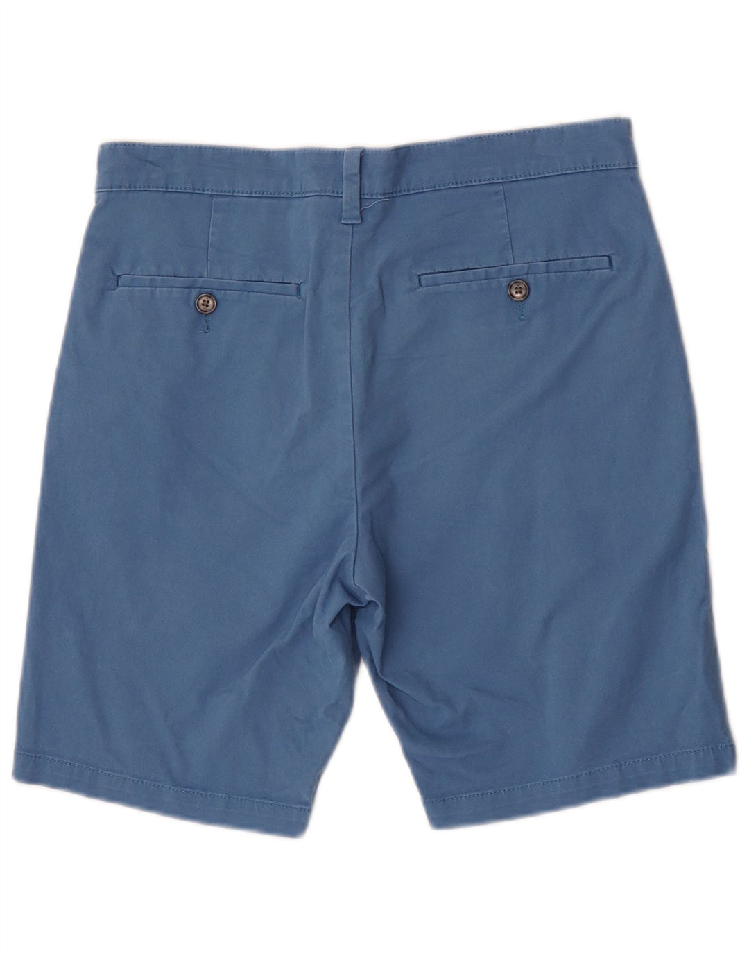 Marks & Spencer Chino Shorts til mænd W30 Medium Blue Bomuld