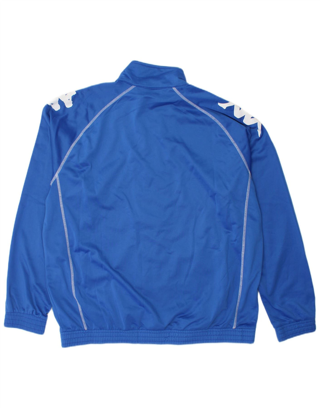 Kappa herre grafisk træningsdragt topjakke 2XL blå polyester