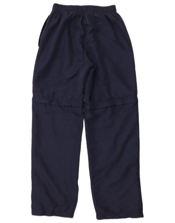 ASICS Træningsdragtsbukser til kvinder UK 14 Large Navy Blue Polyester