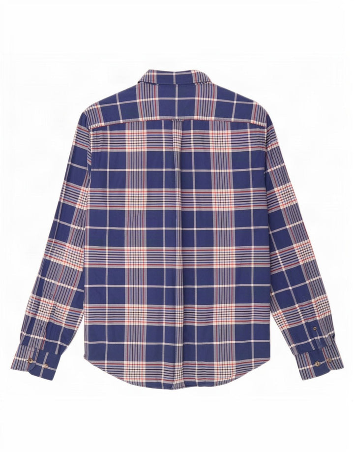 Ben Sherman herreskjorte stor marineblå ternet bomuld