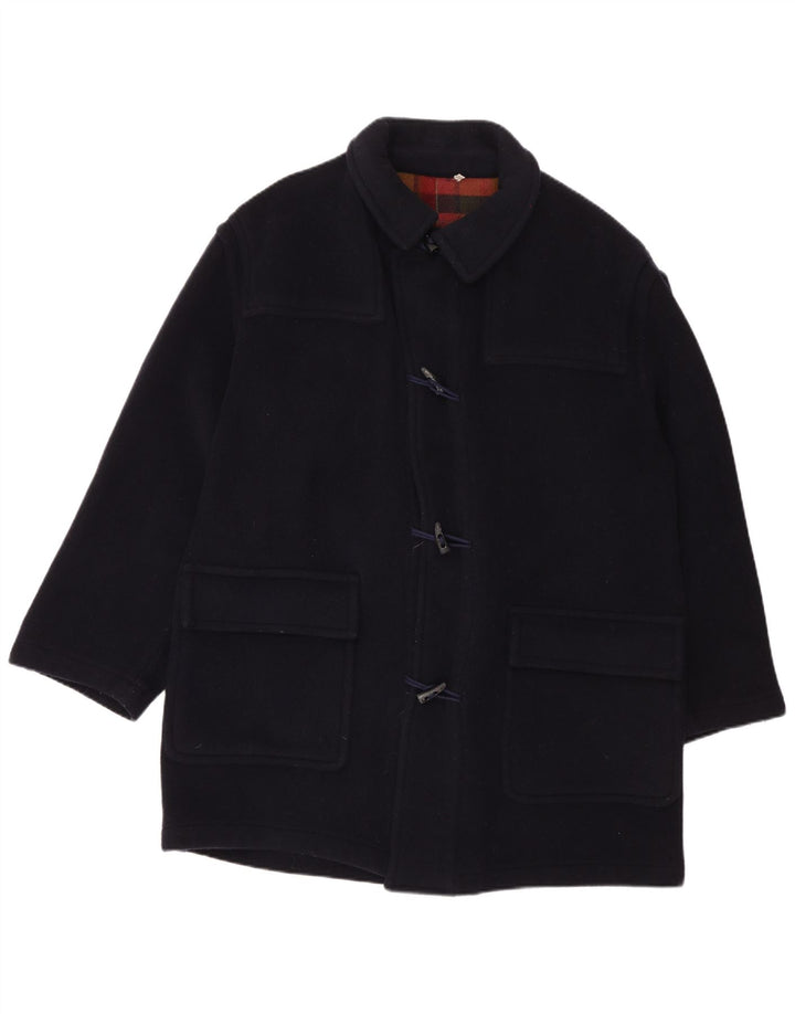 Vintage Duffle Coat til mænd IT 52 XL Navy Blue