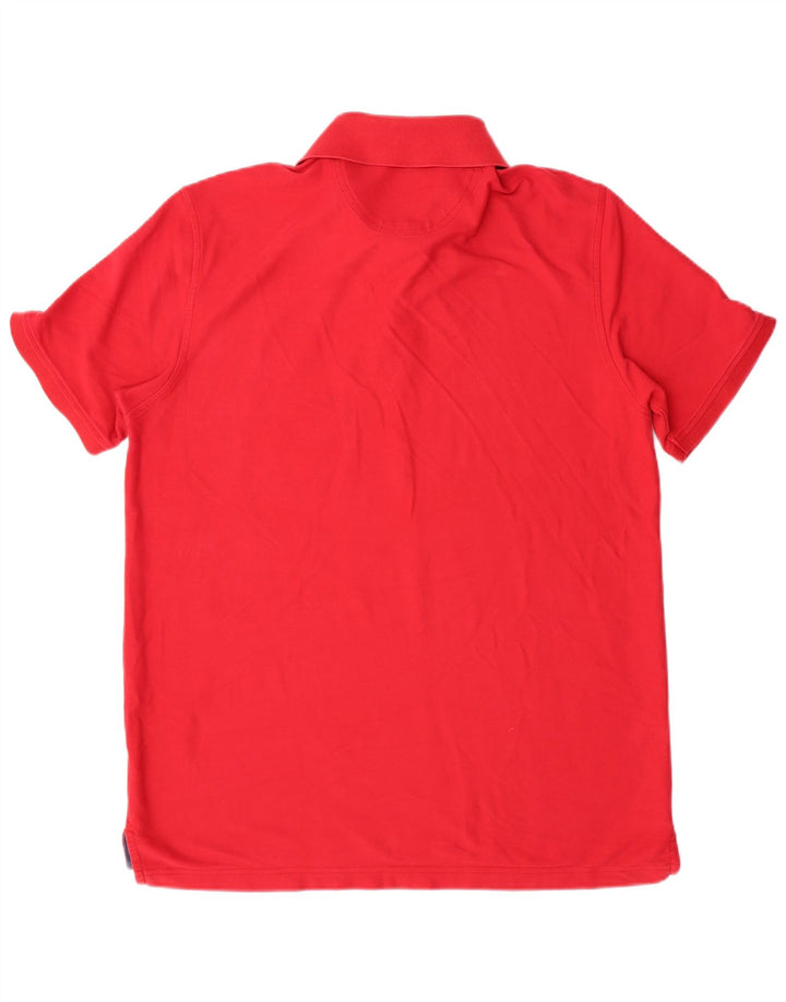 Izod Herre Regular Fit Polo Shirt Stor Rød Bomuld