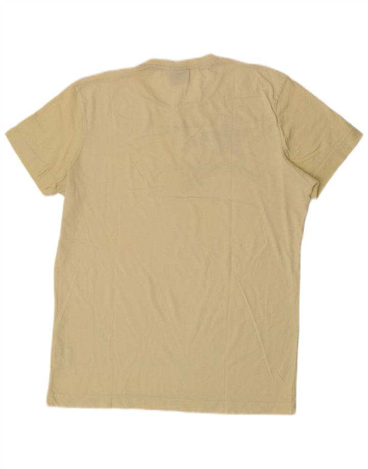 Lotto Herre Grafisk T-Shirt Top Stor Gul Bomuld