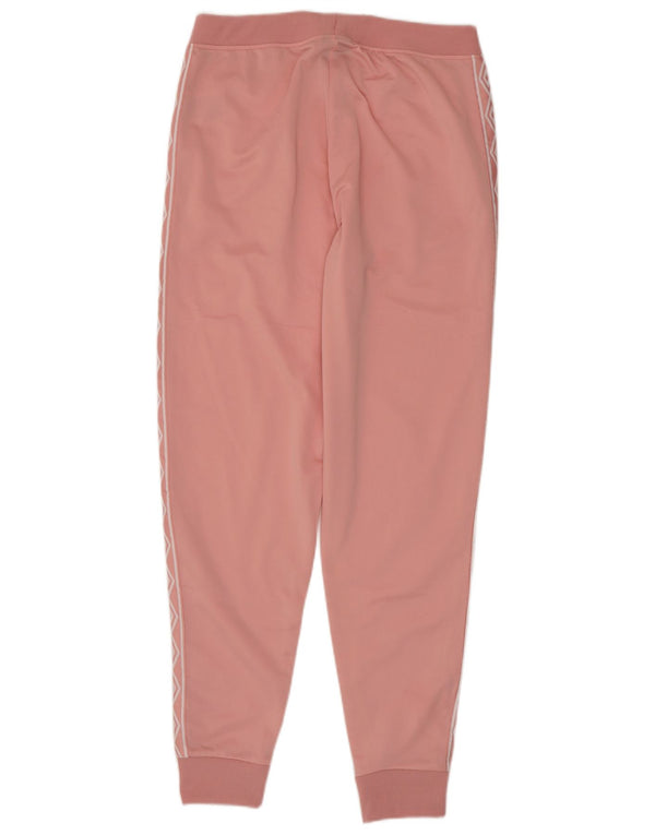 Umbro Womens Graphic Tracksuit Bukser Joggers UK 14 Medium Pink