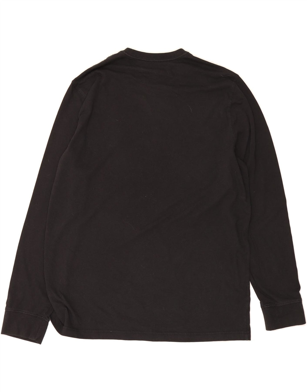 EDDIE BAUER Mens Tall Top Long Sleeve XL Black Cotton Vintage Eddie Bauer and Second-Hand Eddie Bauer from Messina Hembry 