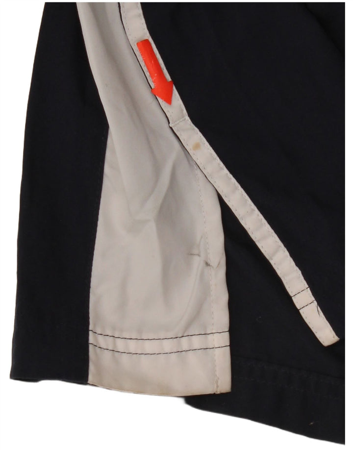Nike træningsdragtsbukser til kvinder US 8/10 Medium Navy Blue Colourblock